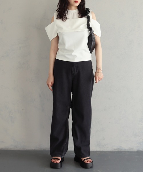 cheriella（シェリエラ）の「【cheriella】2WAYドロストショルダーバッグ 2-WAY DRAWSTRING SHOULDER BAG（ハンドバッグ・レディース・シルバー/ブラック/アイボリー・ONESIZE）」の18枚目の写真