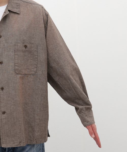 J.S.HOMESTEADジャーナルスタンダードシャンブレーシャツグレーL J.S.HOMESTEADジャーナルスタンダードシャンブレーシャツグレーL