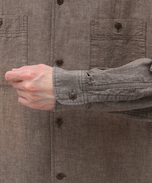 J.S.Homestead】CHAMBRAY L/S SHIRT（シャツ/ブラウス