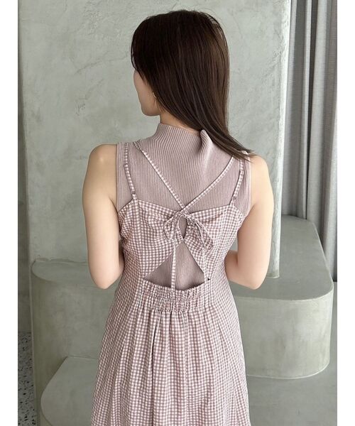 dazzlin(ダズリン)の「フロント刺繍ワンピース(ワンピース・レディース・ピンク/ブラック・SMALL/MEDIUM)」の12枚目の写真