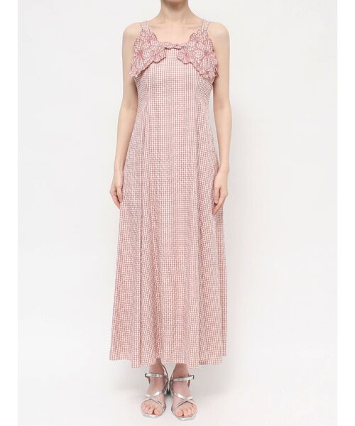 dazzlin(ダズリン)の「フロント刺繍ワンピース(ワンピース・レディース・ピンク/ブラック・SMALL/MEDIUM)」の16枚目の写真