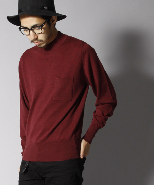 JOHN SMEDLEY×AMERICAN RAG CIE モックネックニット JOHN SMEDLEY（ジョンスメドレー）の「JOHN SMEDLEY×AMERICAN RAG CIE