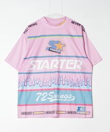 STARTER BLUE LABEL(�X�^�[�^�[�u���[���[�x��)�́ySTARTER GOLF�z�X�^�[�^�[�S���t ���S�t�@�C���[�p�^�[�����b�N�l�b�N����T�V���c SG-123002(T�V���c/�J�b�g�\�[)