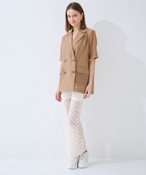 FOREVER 21(フォーエバー トゥエンティーワン)の「【2024SS】レースレギンス(その他パンツ・レディース・ブラック/ナチュラル・SMALL/MEDIUM)」の6枚目の写真