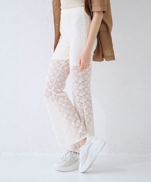 FOREVER 21(フォーエバー トゥエンティーワン)の「【2024SS】レースレギンス(その他パンツ・レディース・ブラック/ナチュラル・SMALL/MEDIUM)」の8枚目の写真