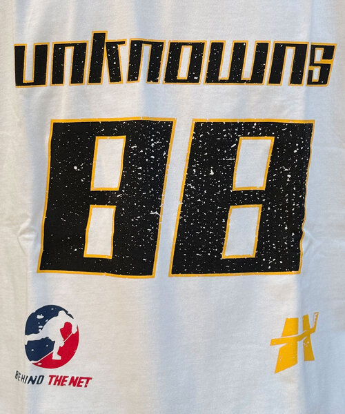 CIAOPANIC（チャオパニック）の「【ユニセックス】ホッケーグラフィックラグランTEE（Tシャツ/カットソー・レディース・レッド/ブラック/ネイビー・FREE）」の12枚目の写真