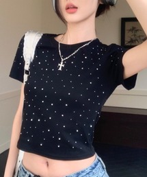 セール】刺繍バタフライトップス（Tシャツ/カットソー）｜DIAVEL  