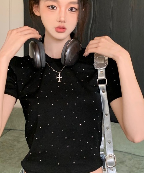 【最終値下げ！】d.i.a. ダイヤ ショート丈 オフショル トップス オフショルショートトップスレイヤードタンクワンピース[品番