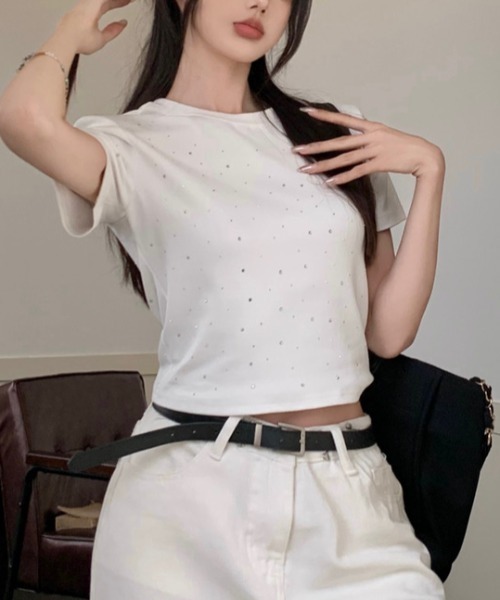 【最終値下げ！】d.i.a. ダイヤ ショート丈 オフショル トップス 楽天市場】ジェイダ GYDA サイドレースアップオフショルニット