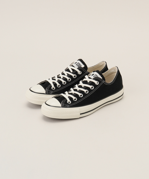 CONVERSE ALL STAR(コンバースオールスター)の「CONVERSE ALL STAR US OX(スニーカー・レディース・ホワイト/ブラック・24cm/25cm/23cm)」の2枚目の写真