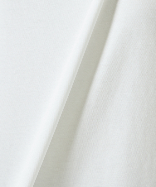 A/C DESIGN BY ALPHA CUBIC(エーシーデザインバイアルファキュービック)の「【UVカット・近赤外線カット】ロゴプリントTシャツ(Tシャツ/カットソー・レディース・オフホワイト/グリーン/ライトグレー・LL/L/M)」の12枚目の写真