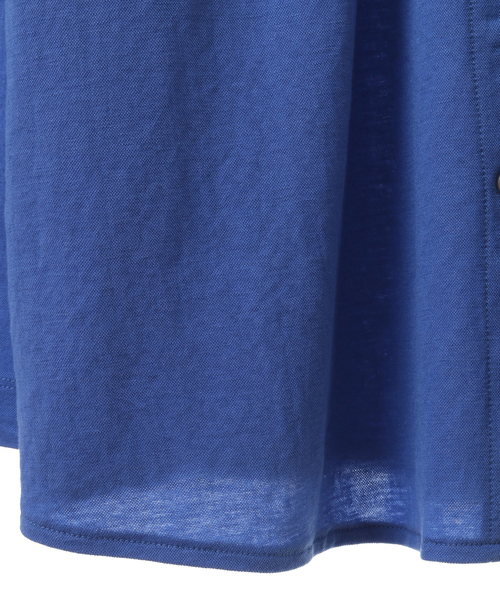 MELROSE claire(メルローズ クレール)の「【ファブリックのような2WAYで使えるカーデ&プルオーバー】(Tシャツ/カットソー・レディース・ブラック/オフホワイト/イエロー/ブルー・FREE)」の7枚目の写真
