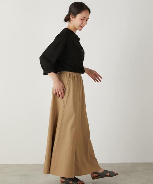 MELROSE claire(メルローズ クレール)の「【ファブリックのような2WAYで使えるカーデ&プルオーバー】(Tシャツ/カットソー・レディース・ブラック/オフホワイト/イエロー/ブルー・FREE)」の15枚目の写真