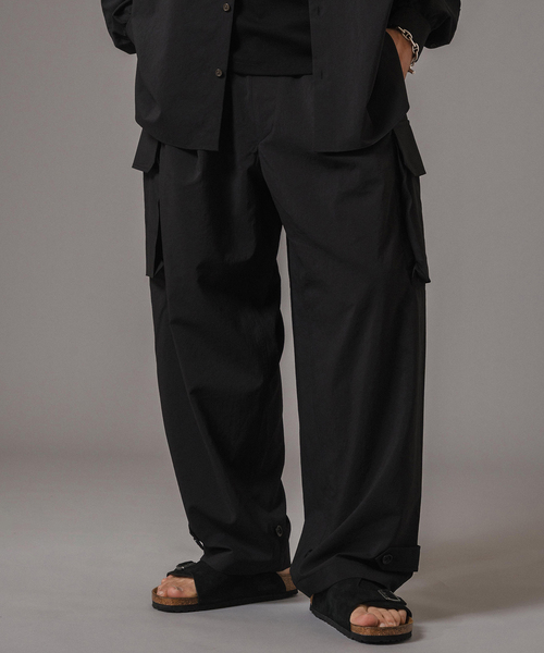 EDIFICE（エディフィス）の「T/E(ティー/イー) M-47 カーゴパンツ（カーゴパンツ・メンズ・ブラック/ネイビー・MEDIUM/LARGE）」の6枚目の写真