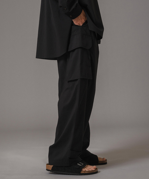 EDIFICE（エディフィス）の「T/E(ティー/イー) M-47 カーゴパンツ（カーゴパンツ・メンズ・ブラック/ネイビー・MEDIUM/LARGE）」の12枚目の写真