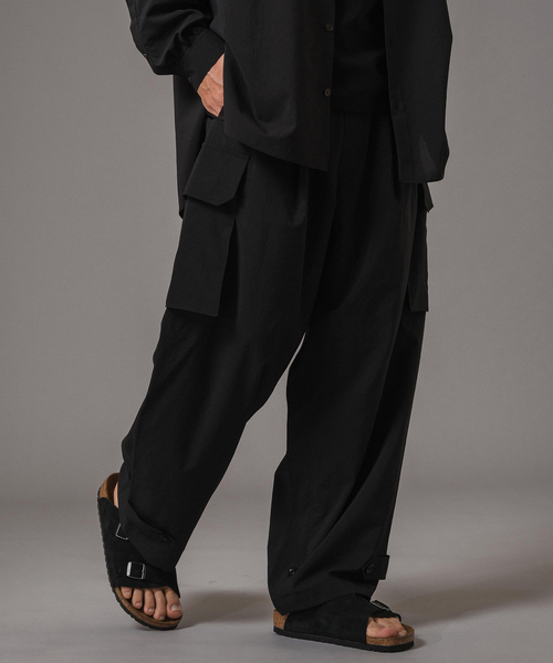 EDIFICE（エディフィス）の「T/E(ティー/イー) M-47 カーゴパンツ（カーゴパンツ・メンズ・ブラック/ネイビー・MEDIUM/LARGE）」の13枚目の写真