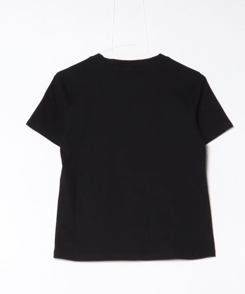 .KOM(ドットコム)の「A'GEM/9 × .kom 『.KOM/ドットケーオーエム』 リボンプリント半袖Tシャツ(Tシャツ/カットソー・レディース・ブラック/ホワイト・S)」の6枚目の写真