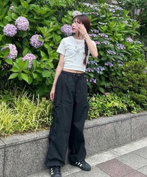 tシャツ 「.KOM/ドットケーオーエム」リボンイージーパンツ レディース SILVER BULLET tシャツ 「.KOM/ドットケーオーエム」リボン