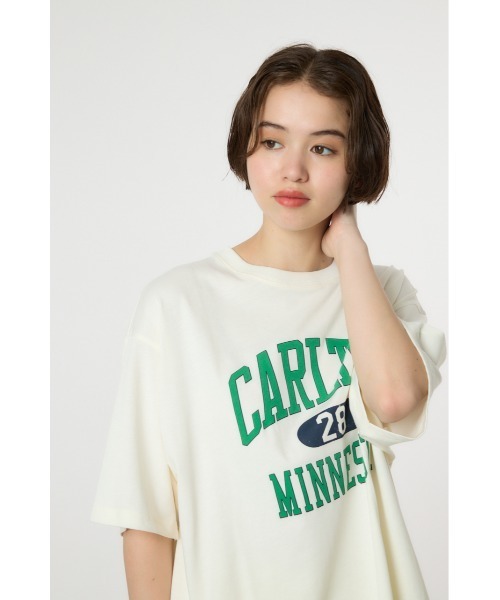 RODEO CROWNS WIDE BOWL(ロデオクラウンズワイドボウル)の「CARLTON ヴィンテージライクTシャツ(Tシャツ/カットソー・レディース・マスタード/アイボリー/ブラウン/ダークグリーン・FREE)」の22枚目の写真