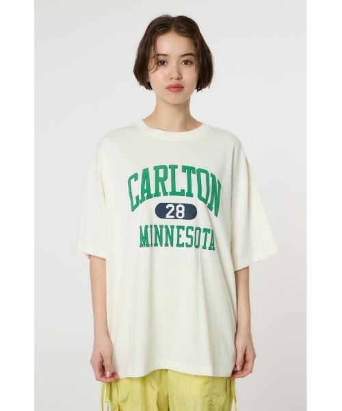RODEO CROWNS WIDE BOWL(ロデオクラウンズワイドボウル)の「CARLTON ヴィンテージライクTシャツ(Tシャツ/カットソー・レディース・マスタード/アイボリー/ブラウン/ダークグリーン・FREE)」の17枚目の写真