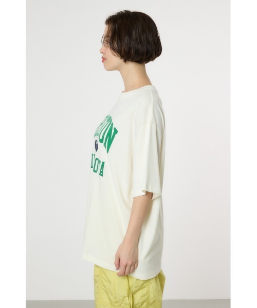RODEO CROWNS WIDE BOWL(ロデオクラウンズワイドボウル)の「CARLTON ヴィンテージライクTシャツ(Tシャツ/カットソー・レディース・マスタード/アイボリー/ブラウン/ダークグリーン・FREE)」の16枚目の写真