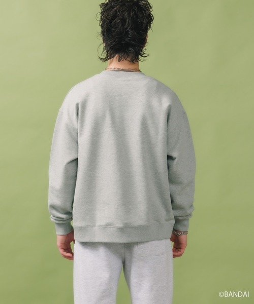 ROOPTOKYO（ループトウキョウ）の「たまごっち×FRUIT OF THE LOOM フロントプリントスウェット（スウェット・メンズ・ブラック/アイボリー/霜降りグレー・M/L/S）」の5枚目の写真