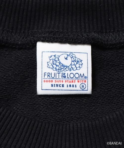 ROOPTOKYO（ループトウキョウ）の「たまごっち×FRUIT OF THE LOOM フロントプリントスウェット（スウェット・メンズ・ブラック/アイボリー/霜降りグレー・M/L/S）」の7枚目の写真