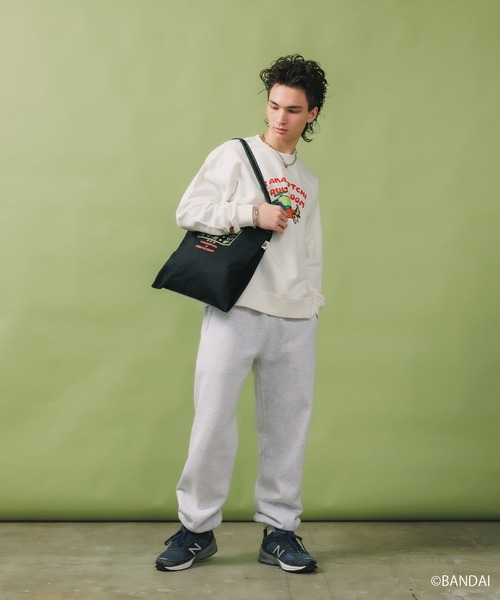 ROOPTOKYO（ループトウキョウ）の「たまごっち×FRUIT OF THE LOOM フロントプリントスウェット（スウェット・メンズ・ブラック/アイボリー/霜降りグレー・M/L/S）」の22枚目の写真