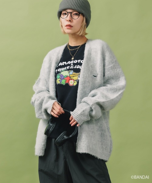 ROOPTOKYO（ループトウキョウ）の「たまごっち×FRUIT OF THE LOOM フロントプリントスウェット（スウェット・メンズ・ブラック/アイボリー/霜降りグレー・M/L/S）」の15枚目の写真