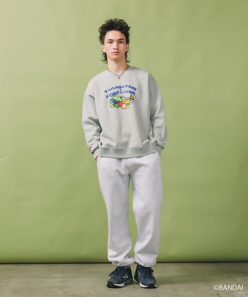 ROOPTOKYO（ループトウキョウ）の「たまごっち×FRUIT OF THE LOOM フロントプリントスウェット（スウェット・メンズ・ブラック/アイボリー/霜降りグレー・M/L/S）」の18枚目の写真