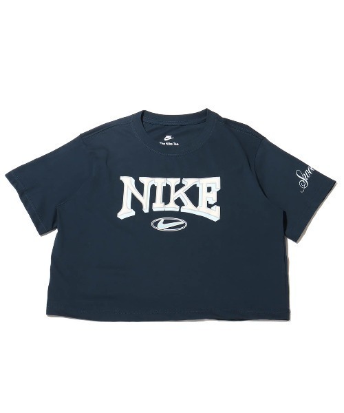 NIKE(ナイキ)の「NIKE AS W NSW SS TEE OC VARZITY / ナイキ ウィメンズ NSW OC VARZITY S/S Tシャツ 【SP】(Tシャツ/カットソー・レディース・ネイビー/ブラック・S/M/L/XS)」の5枚目の写真