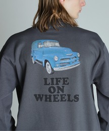 Schott/ショット/LIFE ON WHEELS CREW SWEAT/ライフオンホイール クルースウェット