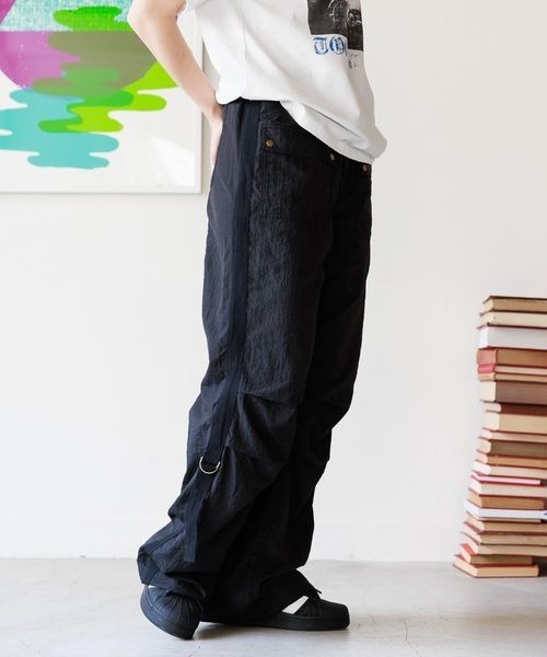 PBLIM(ページボーイリム)の「PBLIM/フレアカーゴパンツ(カーゴパンツ・レディース・カーキ/ブラック・FREE)」の6枚目の写真