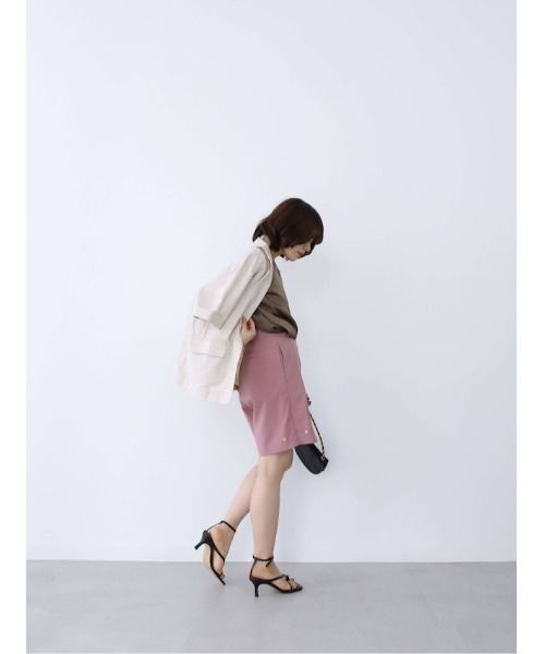 Katrin TOKYO(カトリーントーキョー)の「side button bermuda pants(その他パンツ・レディース・グレイッシュブルー/スモークピンク/ベージュ・FREE/XS)」の21枚目の写真