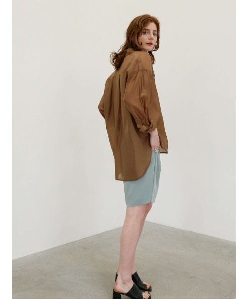 Katrin TOKYO(カトリーントーキョー)の「side button bermuda pants(その他パンツ・レディース・グレイッシュブルー/スモークピンク/ベージュ・FREE/XS)」の13枚目の写真