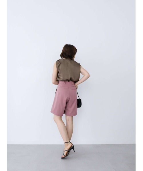Katrin TOKYO(カトリーントーキョー)の「side button bermuda pants(その他パンツ・レディース・グレイッシュブルー/スモークピンク/ベージュ・FREE/XS)」の20枚目の写真