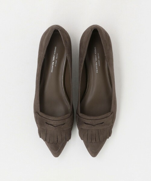 セール】【WEB限定】ポインテッド キルト フラットシューズ（1.5cm