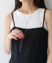 cheriella | 【cheriella】ドロップモチーフタイネックレス DROP MOTIF TIE NECKLACE(ネックレス)