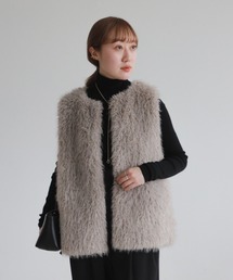 【1/1値下げ】ウェイビー フェイクファー ジレ