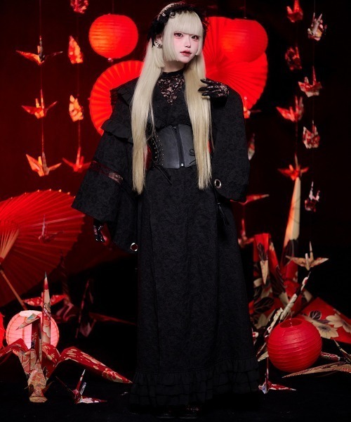 ililil はんなり地雷ちゃん着物セーラーsetup ililil【イルイルイル】地雷ちゃん着物セーラーsetup