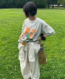 nemne store | 【低身長サイズあり】アソート柄カラーTシャツ(Tシャツ/カットソー)