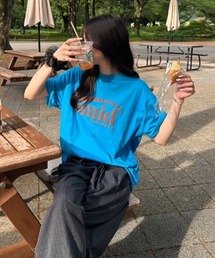 【低身長サイズあり】アソート柄カラーTシャツ