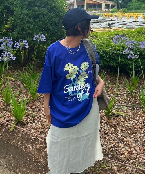 nemne store（ネンネストア）の「【低身長サイズあり】アソート柄カラーTシャツ（Tシャツ/カットソー・レディース・オートミール/ブルー/スミクロ/レッド/イエロー/グレー系その他/ブルー系その他/オフホワイト/レッド系その他・SMALL/MEDIUM）」の5枚目の写真