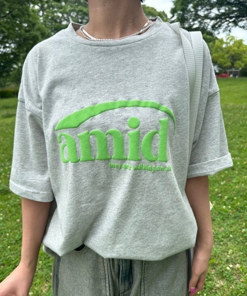 nemne store（ネンネストア）の「【低身長サイズあり】アソート柄カラーTシャツ（Tシャツ/カットソー・レディース・オートミール/ブルー/スミクロ/レッド/イエロー/グレー系その他/ブルー系その他/オフホワイト/レッド系その他・SMALL/MEDIUM）」の18枚目の写真