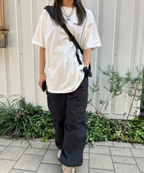 nemne store（ネンネストア）の「【低身長サイズあり】アソート柄カラーTシャツ（Tシャツ/カットソー・レディース・オートミール/ブルー/スミクロ/レッド/イエロー/グレー系その他/ブルー系その他/オフホワイト/レッド系その他・SMALL/MEDIUM）」の14枚目の写真