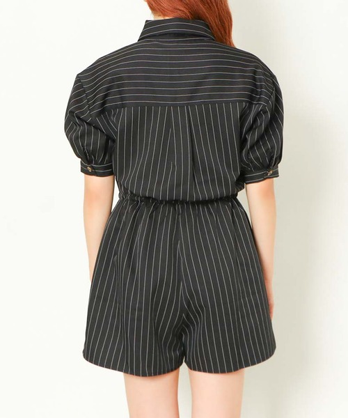 セール】《マニッシュ×スタイルUP》ネクタイ付きコンビネゾン