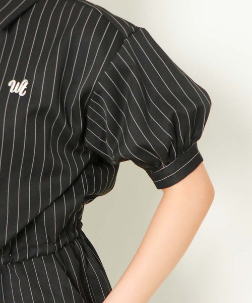 セール】《マニッシュ×スタイルUP》ネクタイ付きコンビネゾン（つなぎ