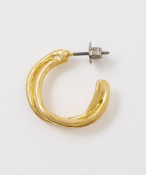 collex(コレックス)の「【Ljud/ユード】ネジリラインズピアス(ピアス(両耳用)・レディース・ゴールド/シルバー・フリー)」の5枚目の写真