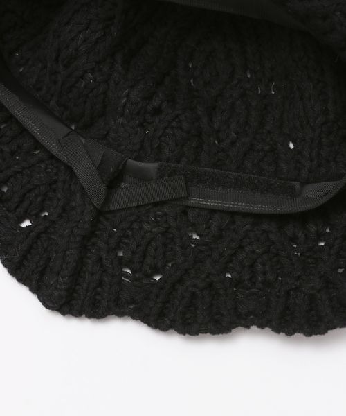 JEANASIS（ジーナシス）の「ニットクロシェHAT/138728（ハット・レディース・ブラック/アイボリー・FREE）」の14枚目の写真
