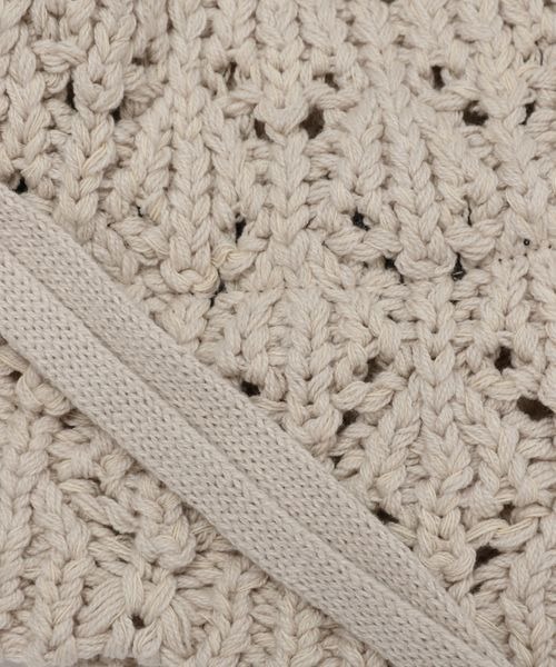 JEANASIS（ジーナシス）の「ニットクロシェHAT/138728（ハット・レディース・ブラック/アイボリー・FREE）」の16枚目の写真